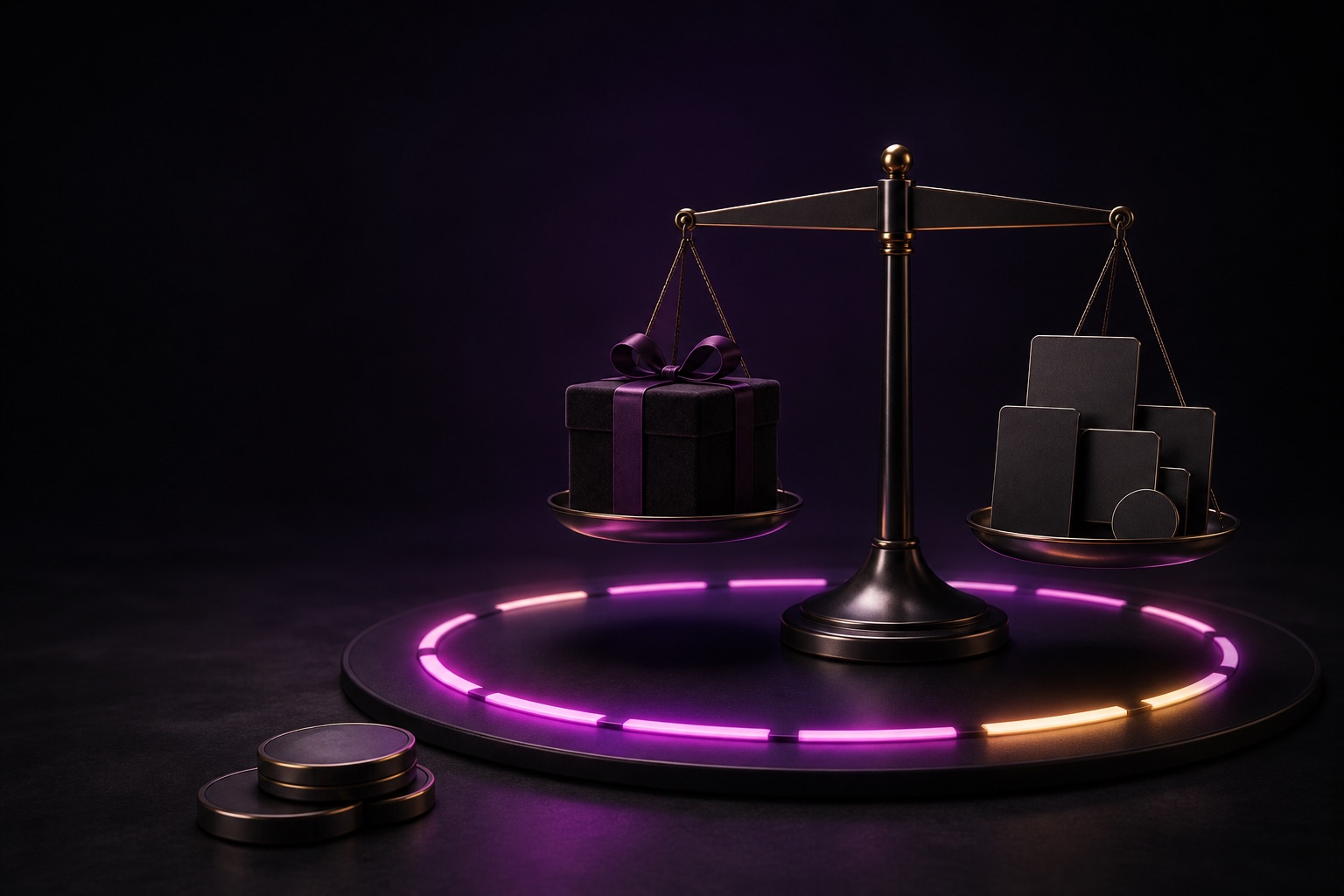 Casino bonus reward balanced against wagering conditions